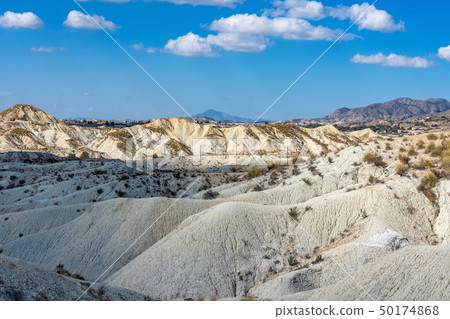 The Badlands of Abanilla and Mahoya near Murcia in Spain 50174868