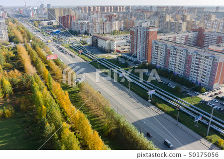 Residential complex with park. Tyumen. Russia 50175056