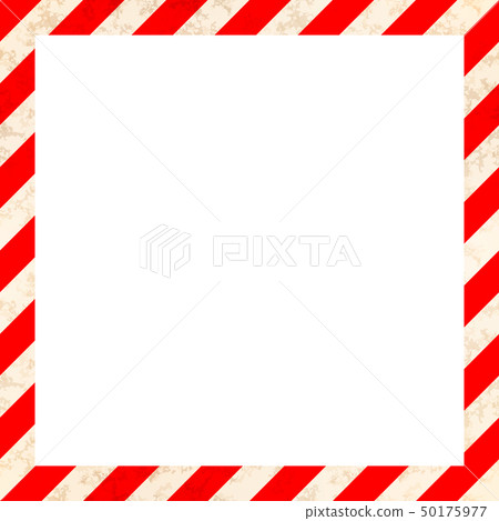Red and white stripes with grunge texture, warning Red and white stripes with grunge texture, warning 50175977