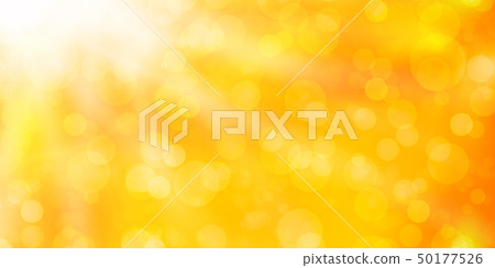 Orange abstract background with bokeh 50177526