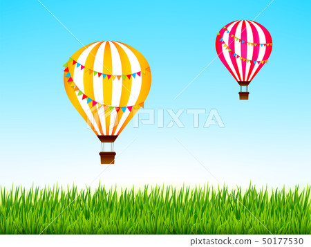 Colorful hot air balloons 50177530