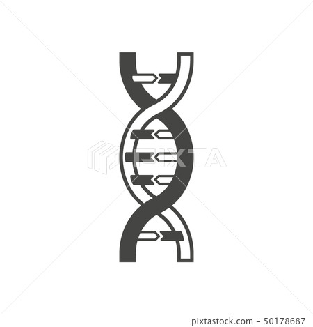 DNA helix symbol, logo or tattoo concept. 50178687