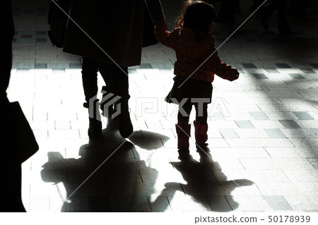 Silhouette of people and feet Silhouette of people and feet 50178939