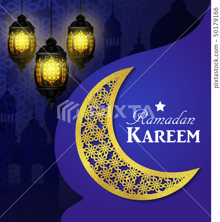 Arabic illustration of Ramadan Kareem Arabic illustration of Ramadan Kareem 50179166