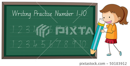 Writing practise number ten Writing practise number ten 50183912