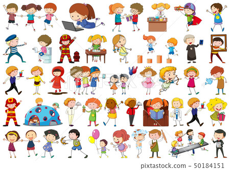 Set of people character Set of people character 50184151