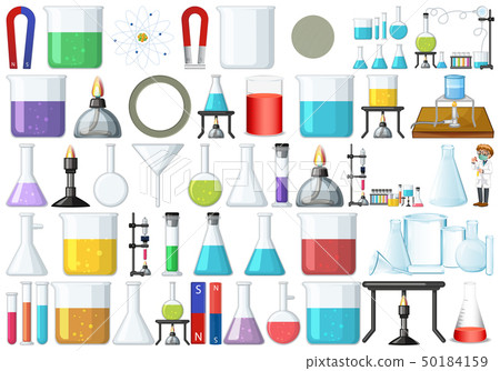 Set of lab tools - Stock Illustration [50184159] - PIXTA