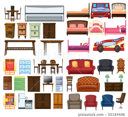 Set of funiture objects Set of funiture objects 50184406