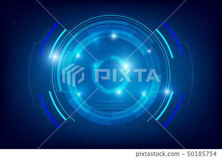 Abstract HUD technology background 004 50185754