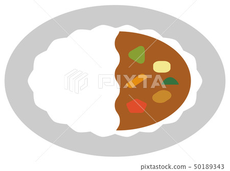 Curry rice simple 50189343