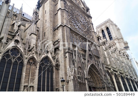 Notre Dame Cathedral in Paris Cite Island, France Notre Dame Cathedral in Paris Cite Island, France 50189449