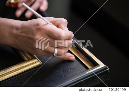 artist decorator at work artist decorator at work 50189499