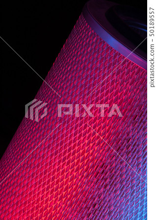 automobile filter on a black background 50189557