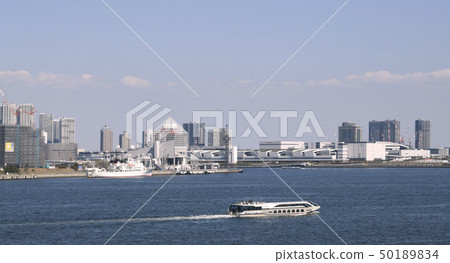 日本的東京都市風景我想看運動員村等正在建設中 日本的東京都市風景我想看運動員村等正在建設中 50189834