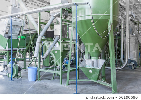 a plant for recycling bottles 50190680