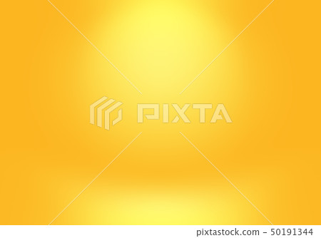 Magic abstract soft colors of shining yellow gradient studio background. 50191344