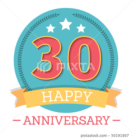 30 Years Anniversary Emblem 50191807