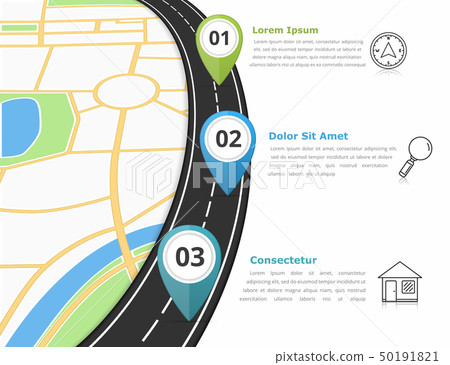 Road Infographics Road Infographics 50191821