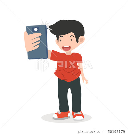 man Doing Camera selfie man Doing Camera selfie 50192179