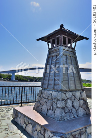 A view of the Urato Ohashi Bridge, which runs to the entrance of Urato Bay 50192403