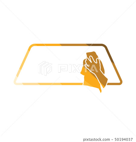 Wipe car window icon - Stock Illustration [50194037] - PIXTA