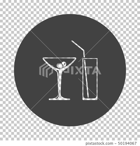 Coctail glasses icon Coctail glasses icon 50194067
