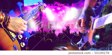 Musical performance on stage.Recreation and music Musical performance on stage.Recreation and music 50194276