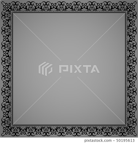 Decorative frame Elegant vector element for design Decorative frame Elegant vector element for design 50195613