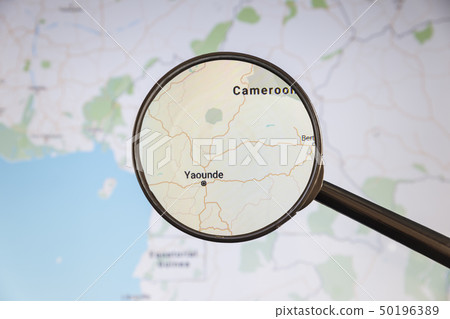 Yaounde, Cameroon. Political map. Yaounde, Cameroon. Political map. 50196389