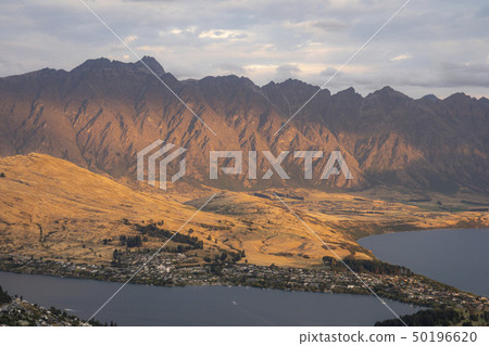 Dusk in Queenstown Lake Wakatipu Lake 50196620