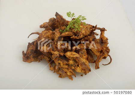 Kanda Bhaji or Pyaj Pakode or fried onion pakora. 50197080