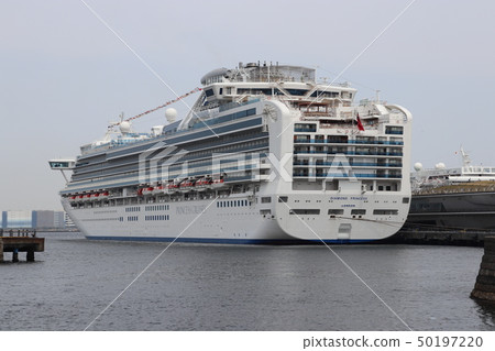 Diamond Princess anchored at Yokohama Port Great Pier Yokohama Diamond Princess anchored at Yokohama Port Great Pier Yokohama 50197220