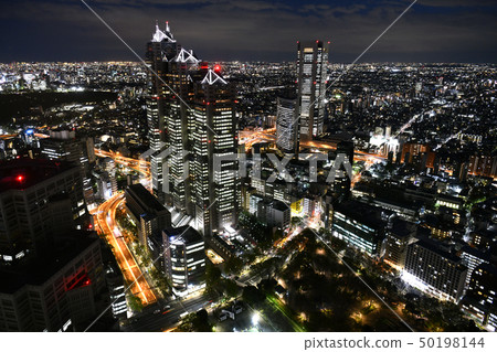 Tokyo cityscape in Japan I want to see Tokyo Opera City Tower etc. 50198144