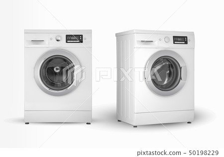 washing machine on white background washing machine on white background 50198229