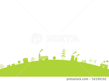 Eco factory landscape 50199192