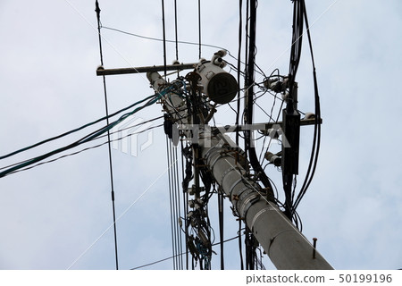 電線桿 電線桿 50199196