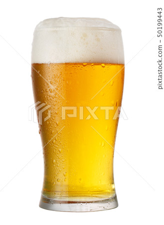 glass of beer isolated on white background 50199443