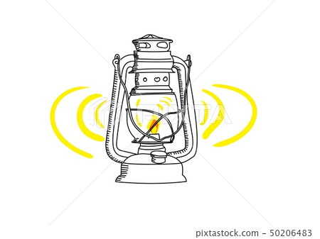 The old kerosene lamp 50206483