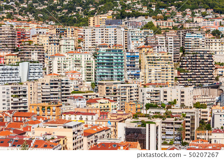 Monte Carlo, Monaco aerial view Monte Carlo, Monaco aerial view 50207267