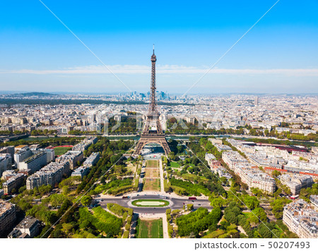 Eiffel Tower aerial view, Paris Eiffel Tower aerial view, Paris 50207493