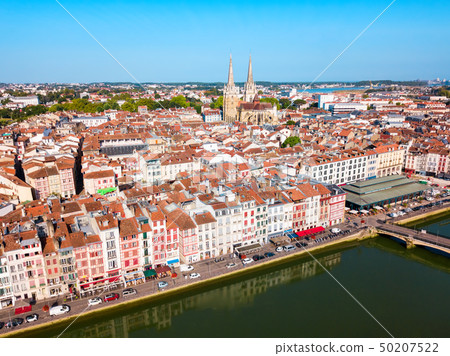 Bayonne aerial panoramic view, France Bayonne aerial panoramic view, France 50207522