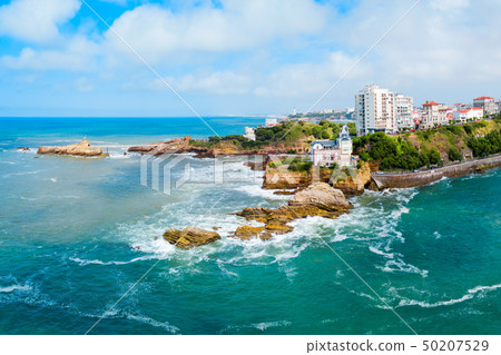 Biarritz aerial panoramic view, France Biarritz aerial panoramic view, France 50207529
