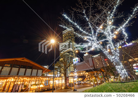 從Tennoji公園看見的Apen沒有Harukas夜視圖 50208466