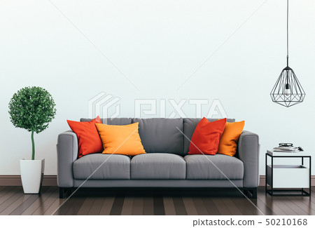 interior modern living room with sofa 50210168