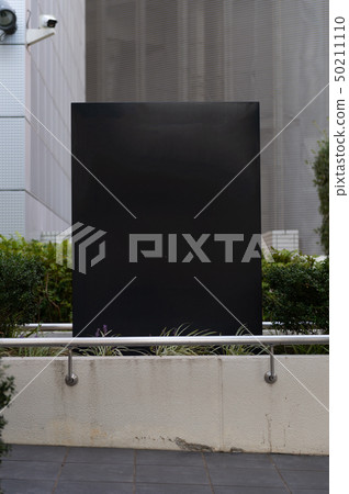 Large blank billboard on a street wall, banners Large blank billboard on a street wall, banners 50211110