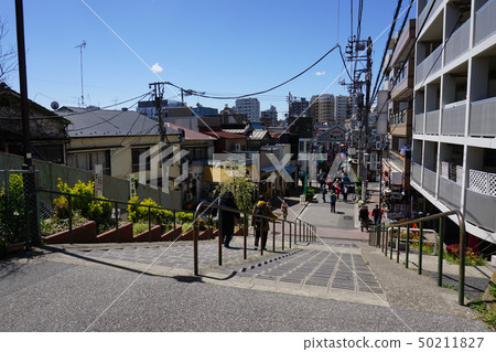 Stairs in the evening 50211827