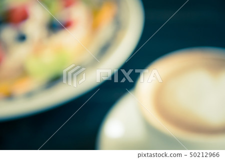 Vintage Blurring Heart Shape Froth Milk Latte Art Vintage Blurring Heart Shape Froth Milk Latte Art 50212966