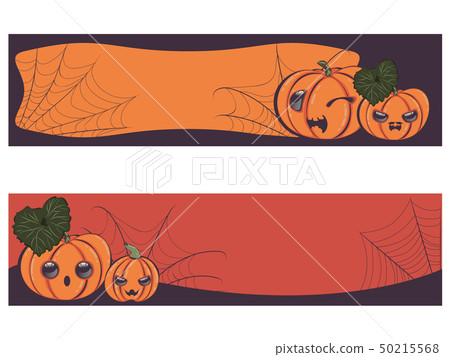 Cute pumpkin banner Cute pumpkin banner 50215568