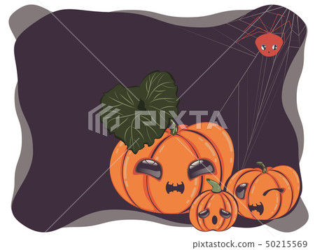 Cute pumpkin banner Cute pumpkin banner 50215569