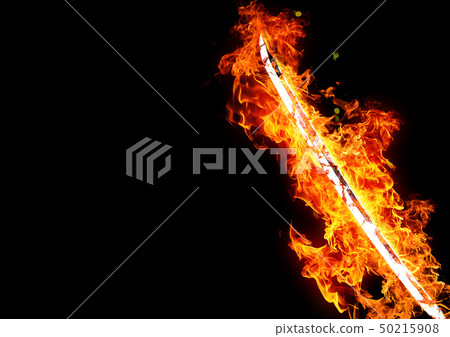 Flame sword - Stock Illustration [50215908] - PIXTA